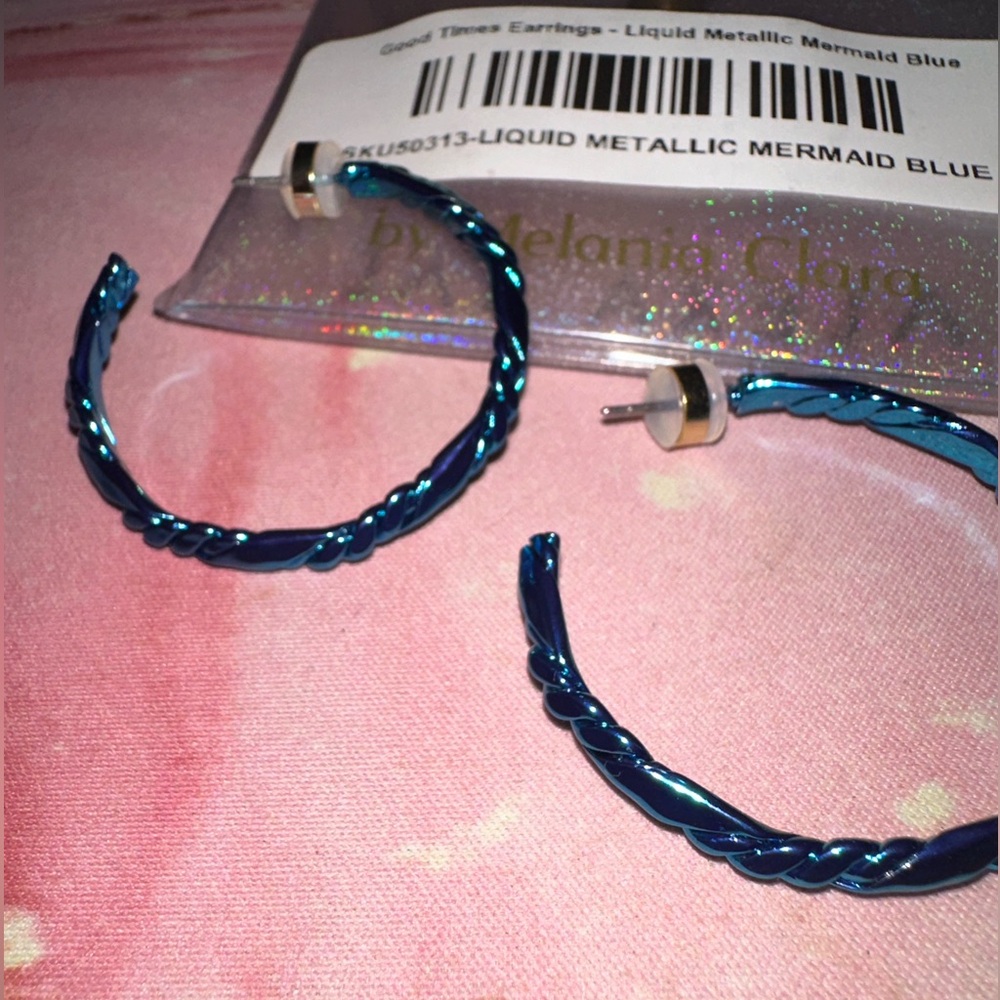 By Alexa Rae hoop earrings - Picture 2 of 3